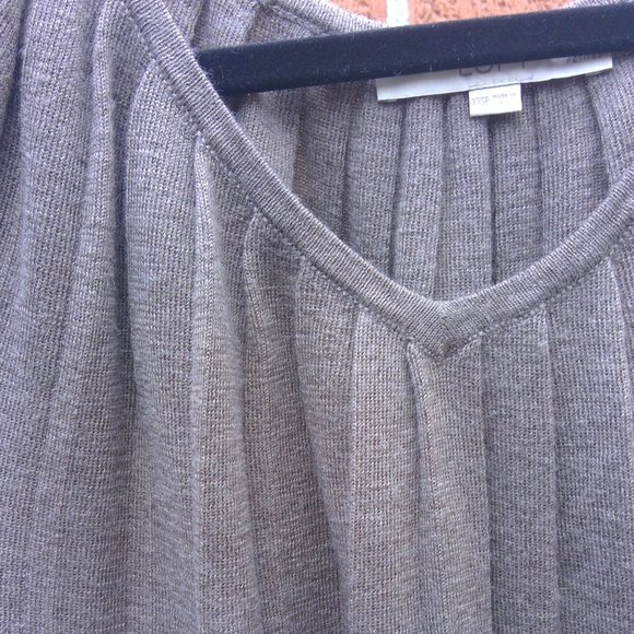 Ann Taylor Loft Merino Puff-Sleeved Sweater Dress - Picture 6 of 6